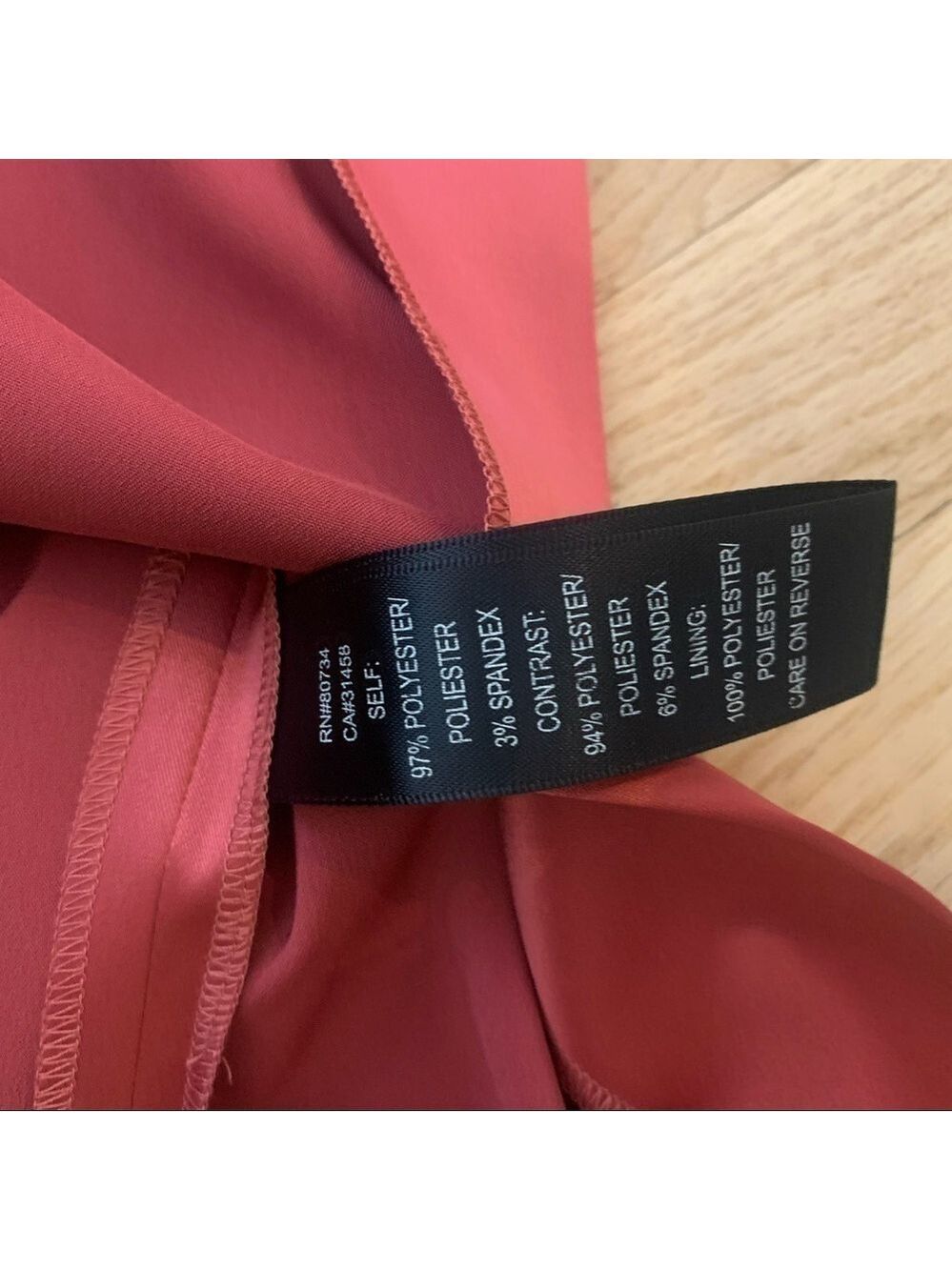 𝅺max & Cleo burnt orange cocktail dress size 2 - Picture 10 of 12